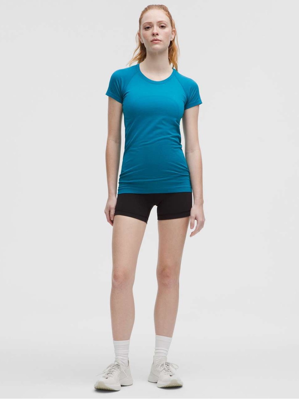 lululemon athletica Teal Short-Sleeve Performance Tee
